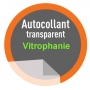 Vitrophanie - Autocollant PVC Transparent 