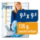 Flyers carrés - 98x98mm