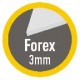 Impression panneau Forex 3mm