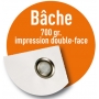 Bache pvc 700gr/m2 / Recto Verso 