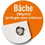 Bâche pvc 450gr/m2 / Ignifugée M1