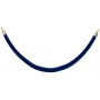 Corde bleu embout couleur Or 