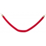 Corde rouge embouts couleur Or 