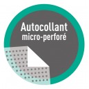 Autocollant PVC Micro - perforée