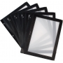 Lot de 5 inserts A4 - Noir