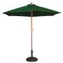 Parasol rond pour terrasse - Ø 250cm - Vert