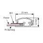 Cadre clic clac A4 - Angles arrondis