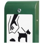 Distributeur de sacs pour chiens avec insertion d'info