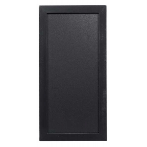 Tableau ardoise noire gamme woody 20x40 cm + 1 feutre-craie offert