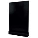 Ardoise de table A6 - Socle bois noir