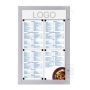 Porte menu extérieur LED  - 4 x A4